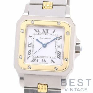 【中古】CARTIER SANTOS CARREE LARGE MODEL / SANTOS GALBEE LARGE MODEL カルティエ サントスカレLM / サントスガルベLM 81036232