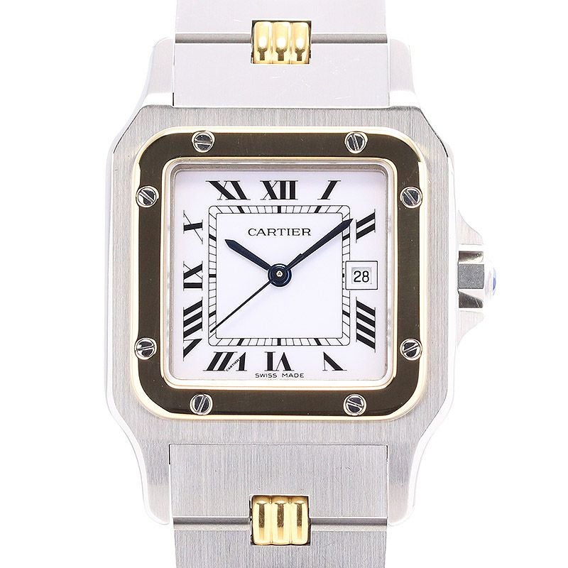 【中古】CARTIER SANTOS CARREE LARGE MODEL / SANTOS GALBEE LARGE MODEL カルティエ サントスカレLM / サントスガルベLM 81036232