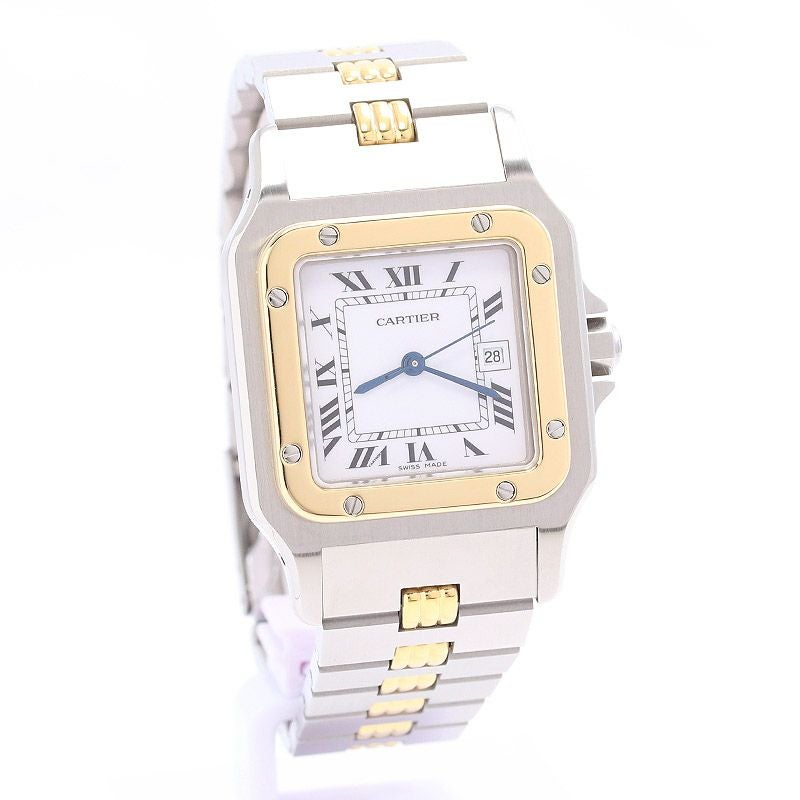 【中古】CARTIER SANTOS CARREE LARGE MODEL / SANTOS GALBEE LARGE MODEL カルティエ サントスカレLM / サントスガルベLM 81036232