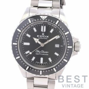 【中古】EDOX SKYDIVER NEPTUNIAN AUTOMATIC エドックス スカイダイバー ネプチュニアン オートマティック 80120-3NM-NIN