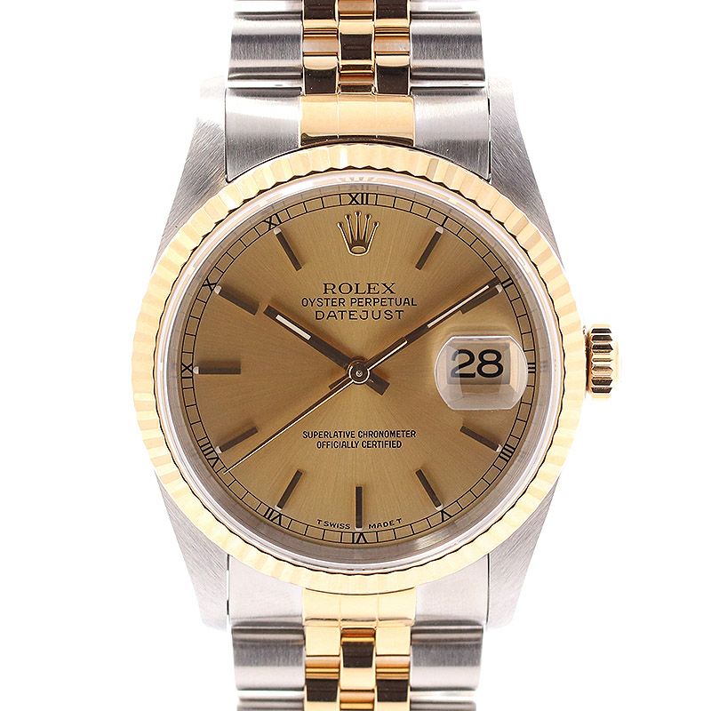 【中古】ROLEX OYSTER PERPETUAL DATEJUST ロレックス オイスターパーペチュアル デイトジャスト 16233