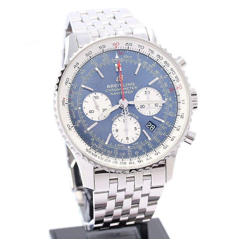 【中古】BREITLING NAVITIMER B01 CHRONOGRAPH 43 JAPAN EDITION ブライトリング ナビタイマーB01 クロノグラフ43 ブラックマザーオブパール ジャパンエディション AB0121211B3A1