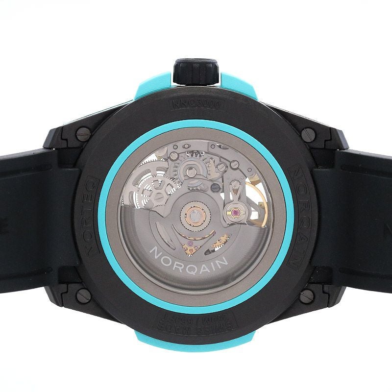 【中古】NORQAIN INDEPENDENCE WILD ONE SKELETON 42MM TURQUOISE ノルケイン インディペンデンス ワイルド ワン スケルトン ターコイズ NNQ3000QBQ1AS/B007