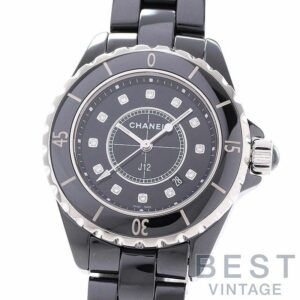 【中古】CHANEL J12 33MM BLACK シャネル J12 33MM ブラック H1625