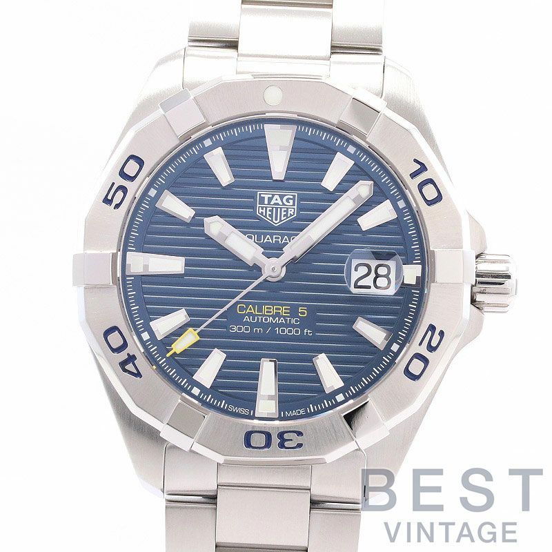 【中古】TAG HEUER AQUARACER CARIBRE 5 AUTOMATIC タグ・ホイヤー アクアレーサー キャリバー5 オートマチック WBD2112.BA0928