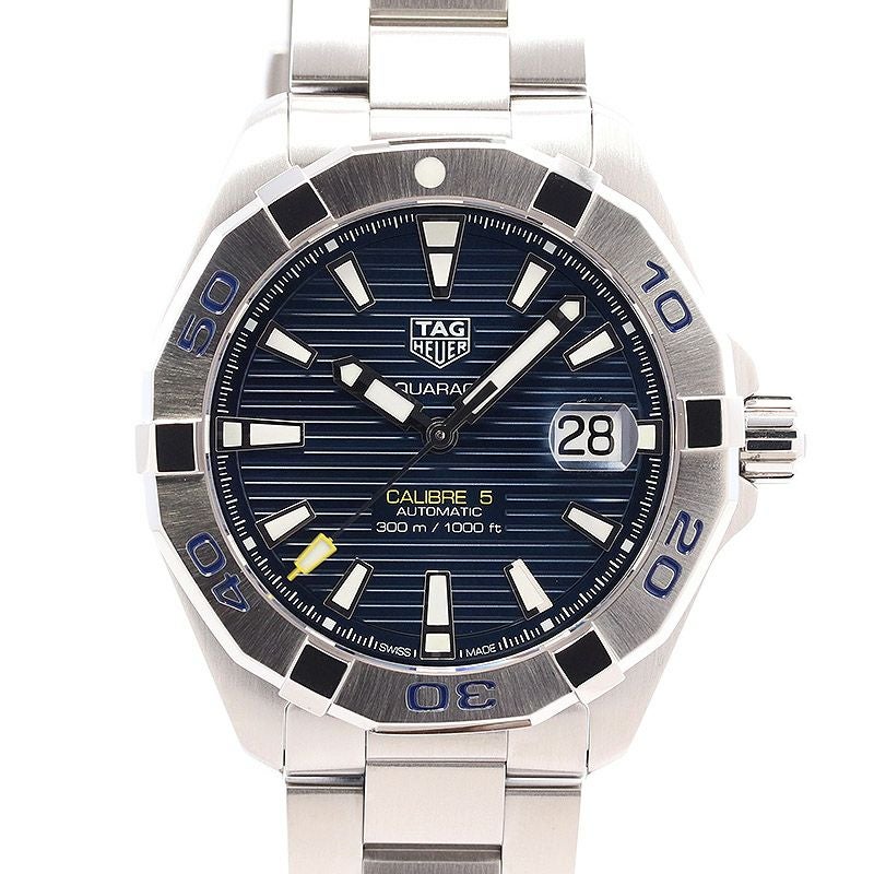 【中古】TAG HEUER AQUARACER CARIBRE 5 AUTOMATIC タグ・ホイヤー アクアレーサー キャリバー5 オートマチック WBD2112.BA0928