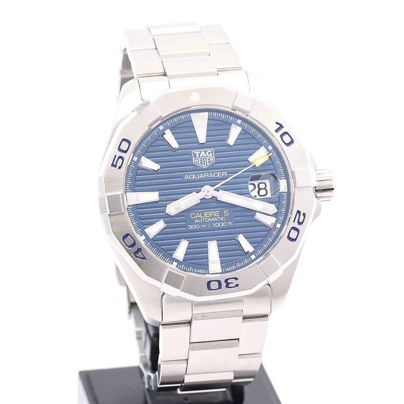 【中古】TAG HEUER AQUARACER CARIBRE 5 AUTOMATIC タグ・ホイヤー アクアレーサー キャリバー5 オートマチック WBD2112.BA0928