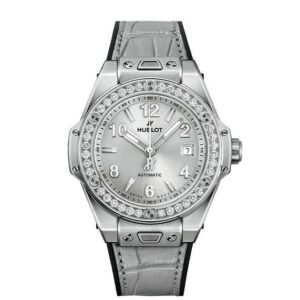 HUBLOT BIG BANG ONE CLICK MONOCHROME STEEL DIAMONDS ウブロ ビッグ・バン ワンクリック モノクローム スチール ダイヤモンド 485.SX.4310.LR.1204.JPN