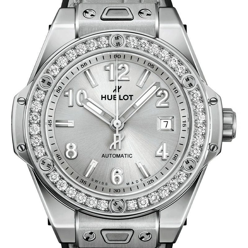 HUBLOT BIG BANG ONE CLICK MONOCHROME STEEL DIAMONDS ウブロ ビッグ・バン ワンクリック モノクローム スチール ダイヤモンド 485.SX.4310.LR.1204.JPN