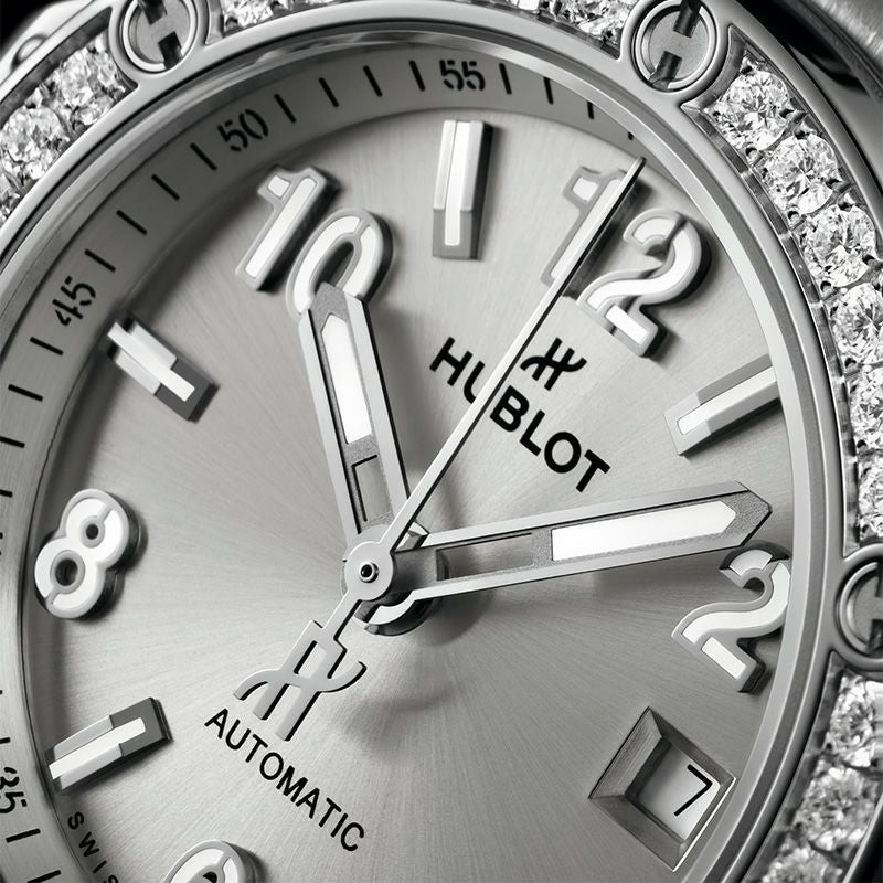 HUBLOT BIG BANG ONE CLICK MONOCHROME STEEL DIAMONDS ウブロ ビッグ・バン ワンクリック モノクローム スチール ダイヤモンド 485.SX.4310.LR.1204.JPN