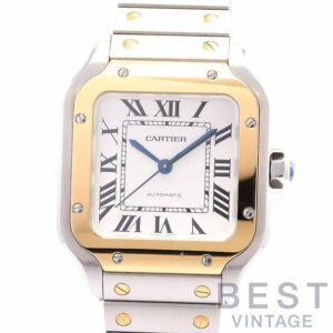 【中古】CARTIER SANTOS DE CARTIER MEDIUM MODEL カルティエ サントス ドゥ カルティエ MM W2SA0016