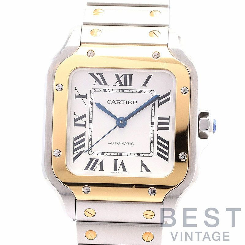 【中古】CARTIER SANTOS DE CARTIER MEDIUM MODEL カルティエ サントス ドゥ カルティエ MM W2SA0016