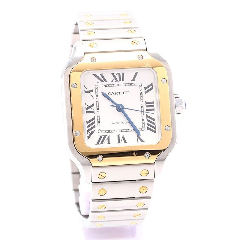 【中古】CARTIER SANTOS DE CARTIER MEDIUM MODEL カルティエ サントス ドゥ カルティエ MM W2SA0016