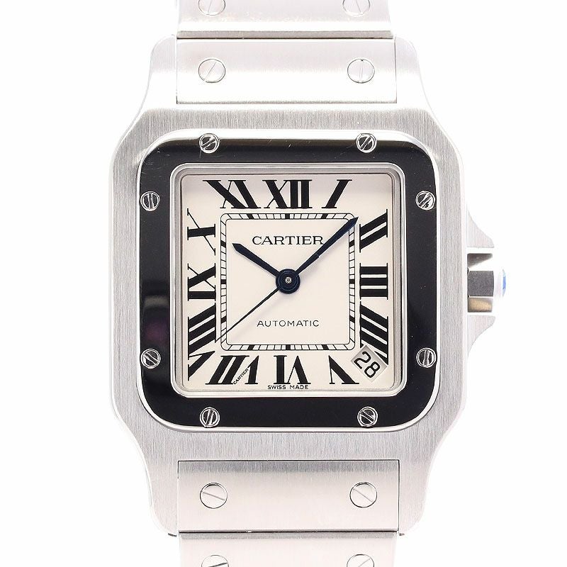 【中古】CARTIER SANTOS GALBEE EXTRA-LARGE MODEL カルティエ サントスガルベXL W20098D6