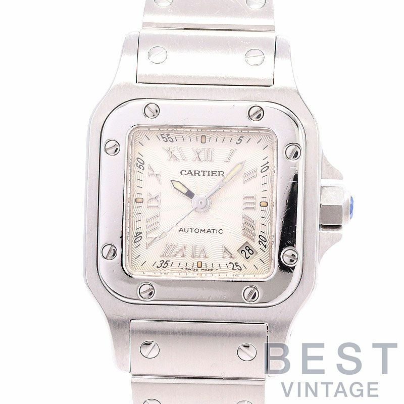 【中古】CARTIER SANTOS GALBEE SMALL MODEL 20TH ANNIVERSARY LIMITED カルティエ サントスガルベSM 20周年記念モデル W20044D6