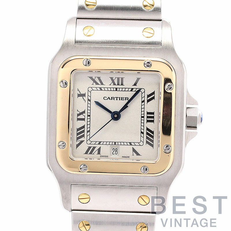 【中古】CARTIER SANTOS GALBEE LARGE MODEL カルティエ サントスガルベLM W20011C4