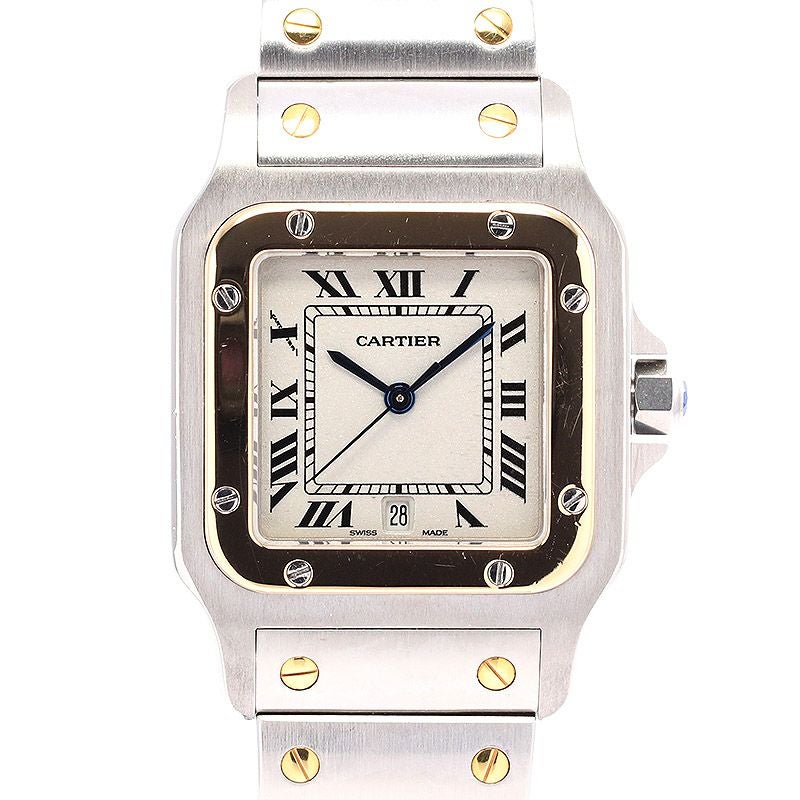 【中古】CARTIER SANTOS GALBEE LARGE MODEL カルティエ サントスガルベLM W20011C4
