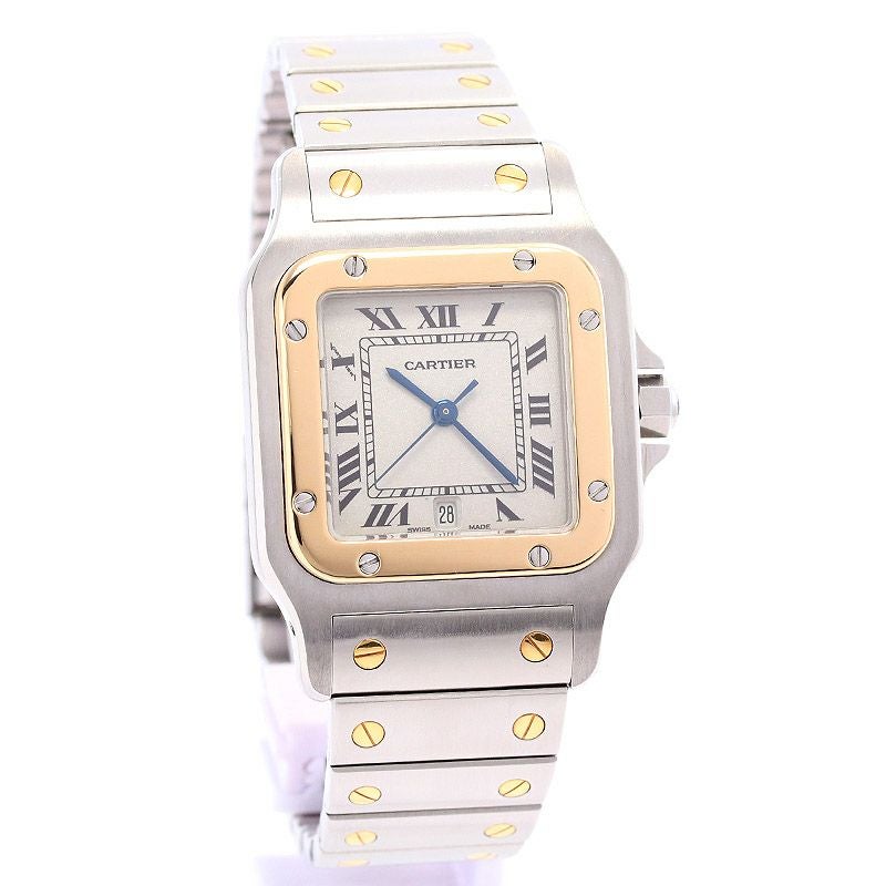 【中古】CARTIER SANTOS GALBEE LARGE MODEL カルティエ サントスガルベLM W20011C4