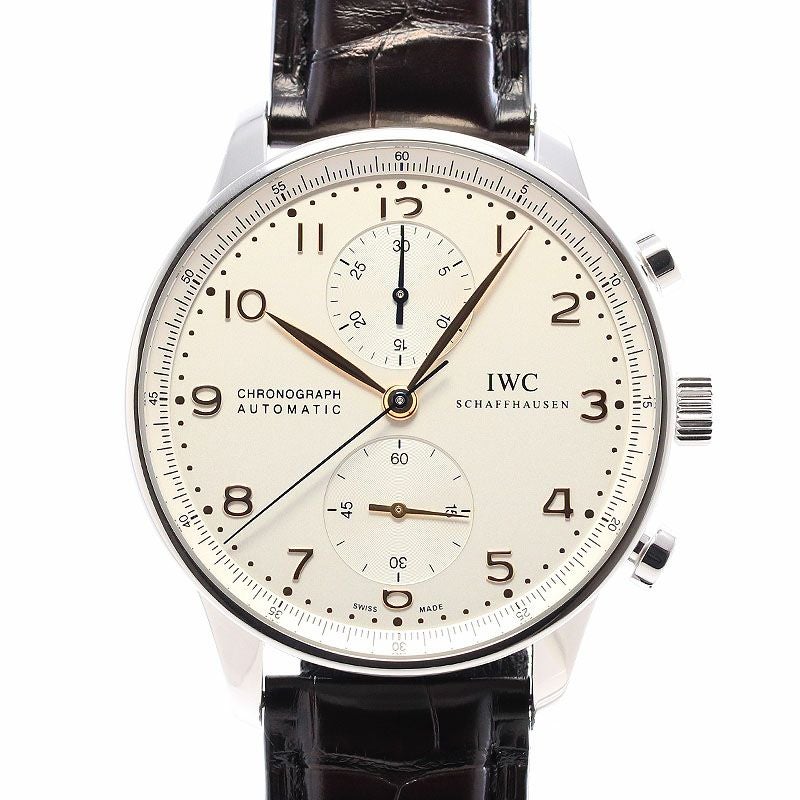 【中古】IWC PORTUGIESER CHRONOGRAPH アイ・ダブリュー・シー ポルトギーゼ・クロノグラフ IW371445