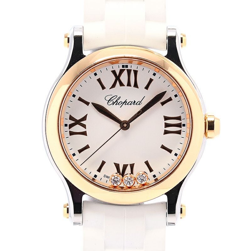 【中古】CHOPARD HAPPY SPORT 30MM QUARTZ ショパール ハッピースポーツ 30MM クォーツ 278590-6001