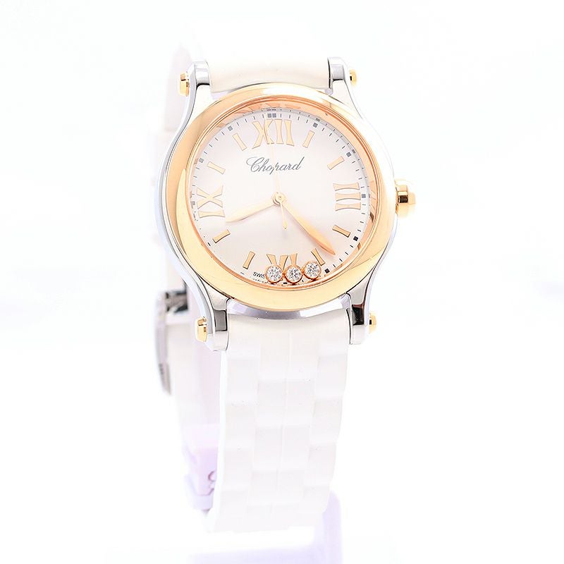 【中古】CHOPARD HAPPY SPORT 30MM QUARTZ ショパール ハッピースポーツ 30MM クォーツ 278590-6001