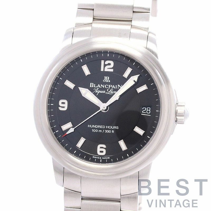 【中古】BLANCPAIN LEMAN AQUA LUNG LIMITED TO 1999 ブランパン レマン ウルトラスリム アクアラング 世界限定1999本 2100-1130A-64B
