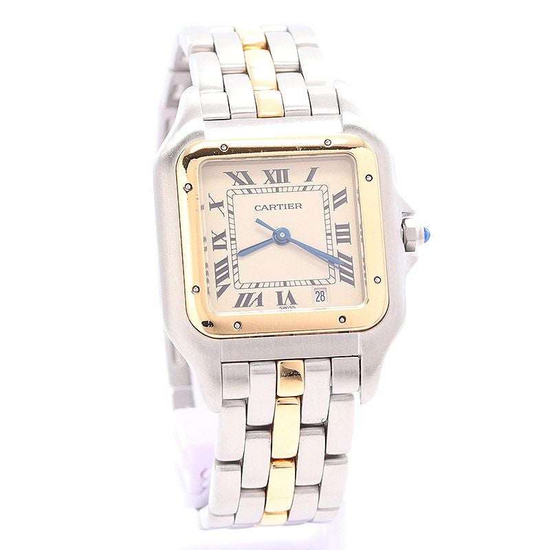 【中古】CARTIER PANTHERE MEDIUM MODEL 1ROW カルティエ パンテールMM 1ロウ 83083241