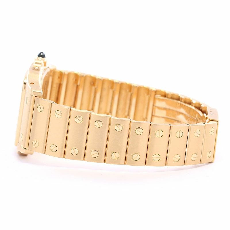 【中古】CARTIER SANTOS DE CARTIER WATCH LARGE MODEL MOON PHASE カルティエ サントス ドゥ カルティエ ガルベ ウォッチ LM ムーンフェイズ W20005C5