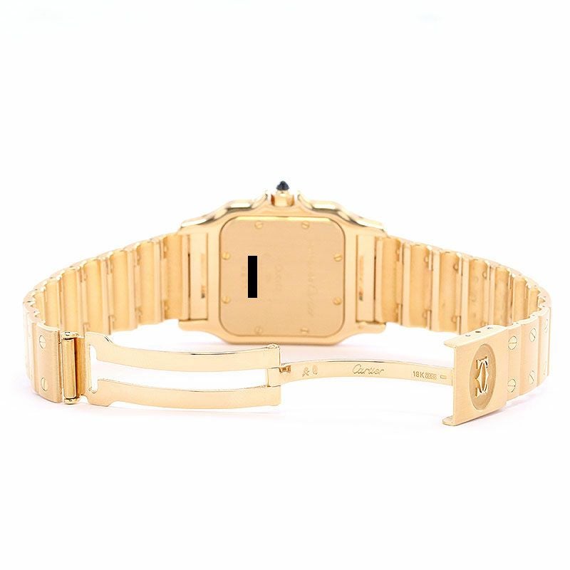 【中古】CARTIER SANTOS DE CARTIER WATCH LARGE MODEL MOON PHASE カルティエ サントス ドゥ カルティエ ガルベ ウォッチ LM ムーンフェイズ W20005C5