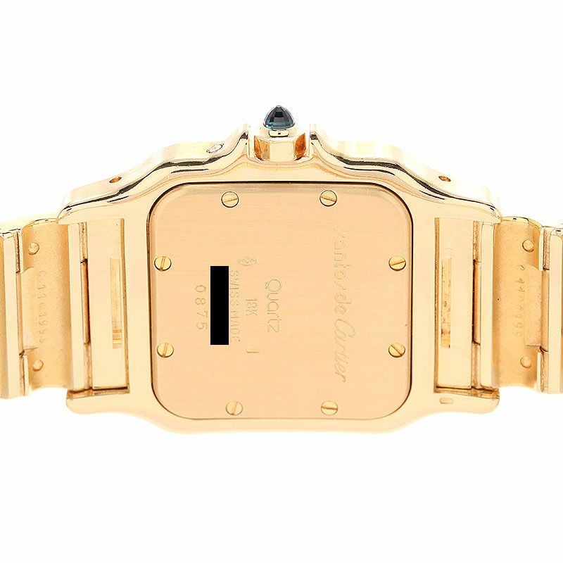 【中古】CARTIER SANTOS DE CARTIER WATCH LARGE MODEL MOON PHASE カルティエ サントス ドゥ カルティエ ガルベ ウォッチ LM ムーンフェイズ W20005C5