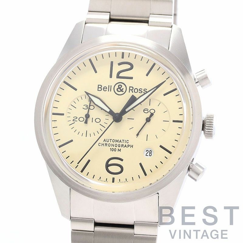 【中古】BELL & ROSS BR 126 ORIGINAL BEIGE ベル&ロス BR126 オリジナル ベージュ V-BR126ORIG-BE-M