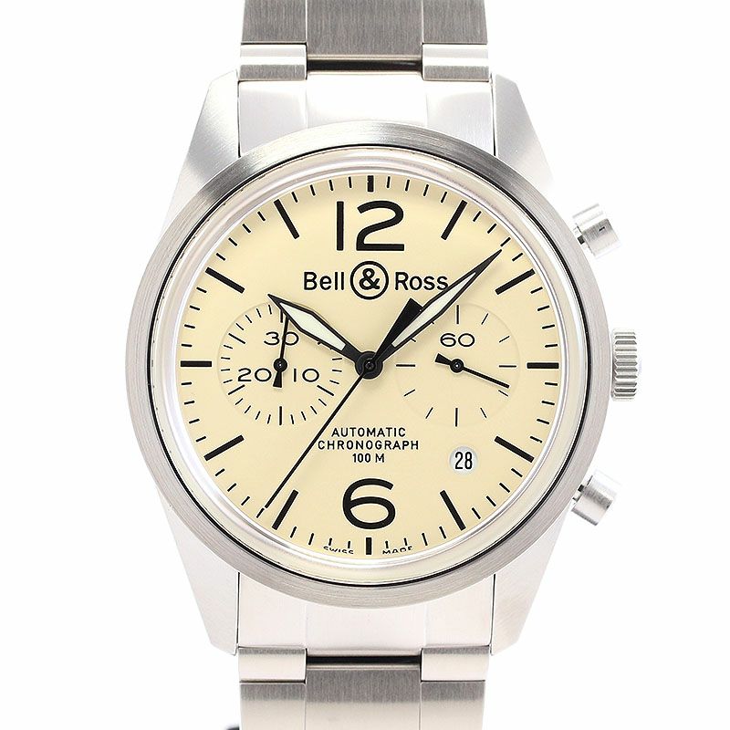 【中古】BELL & ROSS BR 126 ORIGINAL BEIGE ベル&ロス BR126 オリジナル ベージュ V-BR126ORIG-BE-M