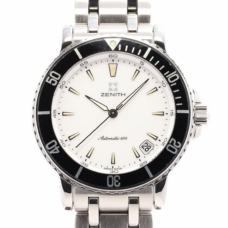 【中古】ZENITH ELITE RAINBOW AUTOMATIC ゼニス エリート レインボー オートマチック 15/02.0470.670
