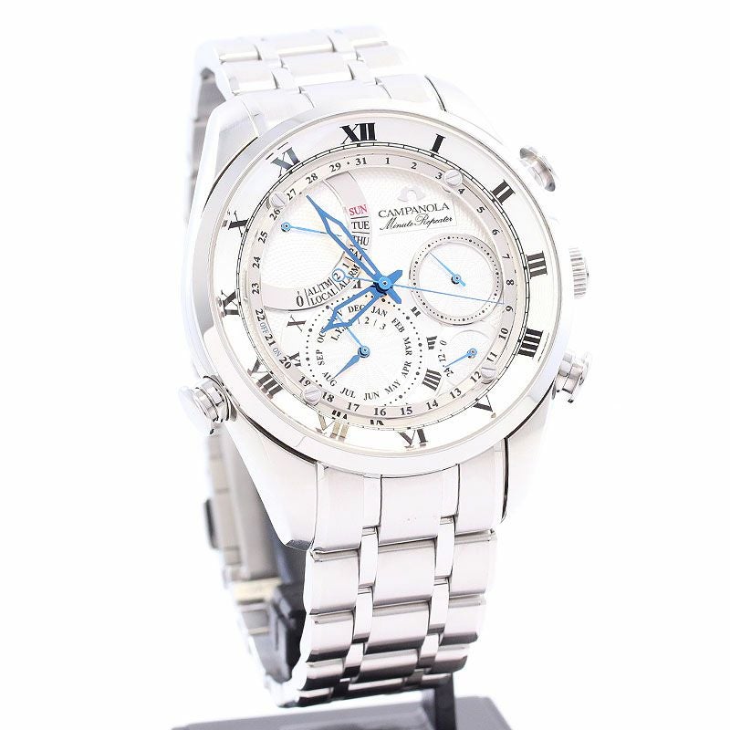 【中古】CAMPANOLA CAMPANOLA COMPLICATION COLLECTION MINUTE REPEATER シチズン カンパノラ コンプリケーション コレクション ミニッツリピーター AH7060-53A (6762-T022057)