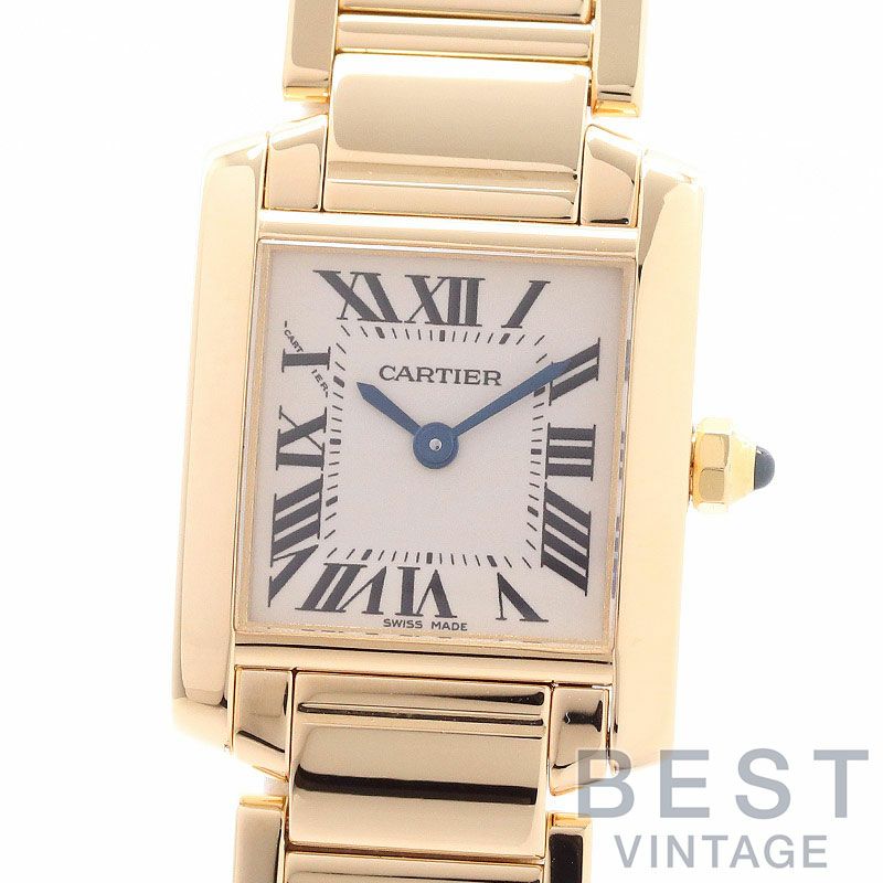【中古】CARTIER TANK FRANCAISE WATCH SMALL MODEL カルティエ タンクフランセーズ SM W50002N2