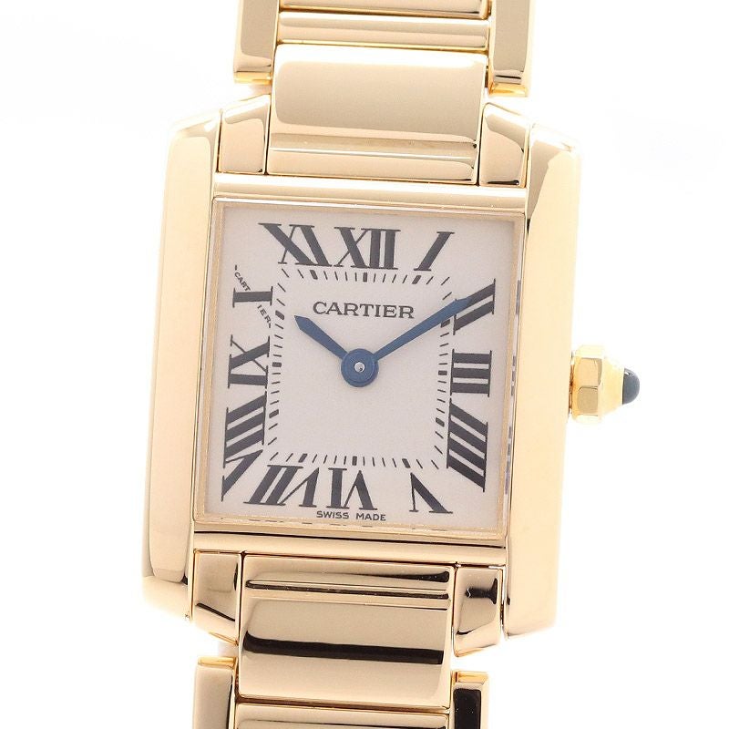 【中古】CARTIER TANK FRANCAISE WATCH SMALL MODEL カルティエ タンクフランセーズ SM W50002N2