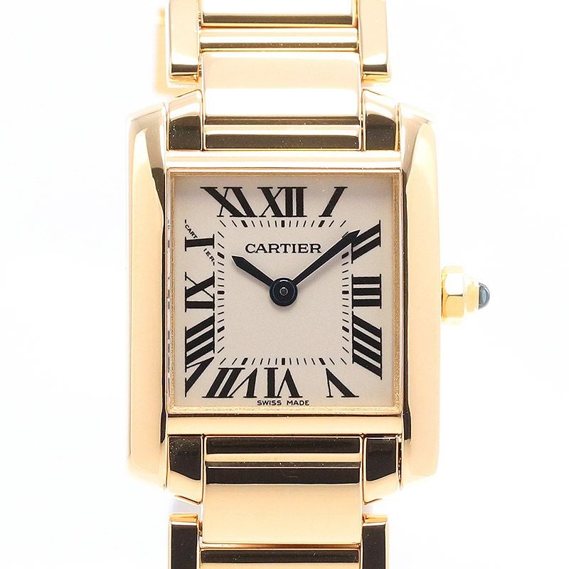 【中古】CARTIER TANK FRANCAISE WATCH SMALL MODEL カルティエ タンクフランセーズ SM W50002N2