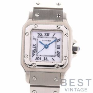【中古】CARTIER SANTOS CARREE SMALL MODEL / SANTOS GALBEE SMALL MODEL カルティエ サントスカレSM / サントスガルベSM 82036183
