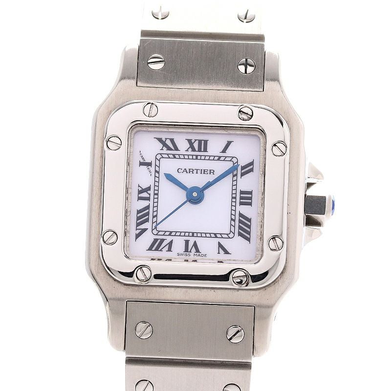 【中古】CARTIER SANTOS CARREE SMALL MODEL / SANTOS GALBEE SMALL MODEL カルティエ サントスカレSM / サントスガルベSM 82036183
