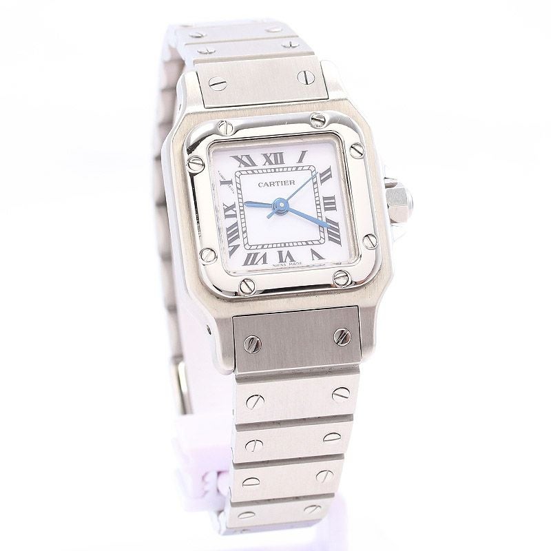 【中古】CARTIER SANTOS CARREE SMALL MODEL / SANTOS GALBEE SMALL MODEL カルティエ サントスカレSM / サントスガルベSM 82036183