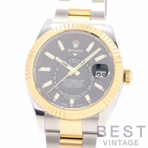 【中古】ROLEX OYSTERPERPETUAL SKY-DWELLER ロレックス オイスターパーペチュアル スカイドゥエラー 326933 (M326933-0003)