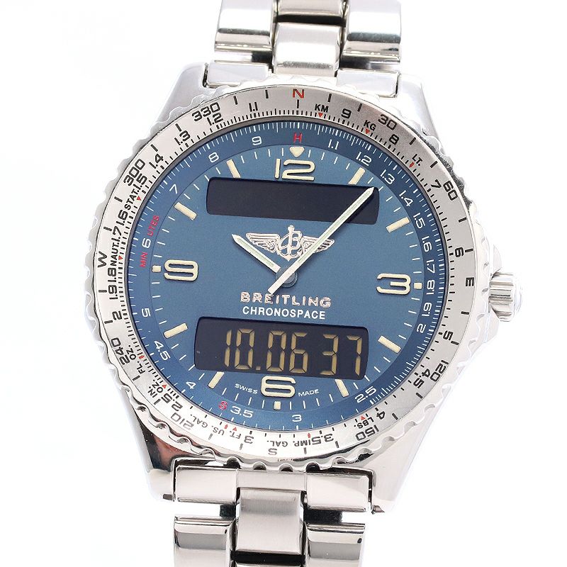 【中古】BREITLING CHRONOSPACE ブライトリング クロノスペース A561C61PFA (A56012.1)