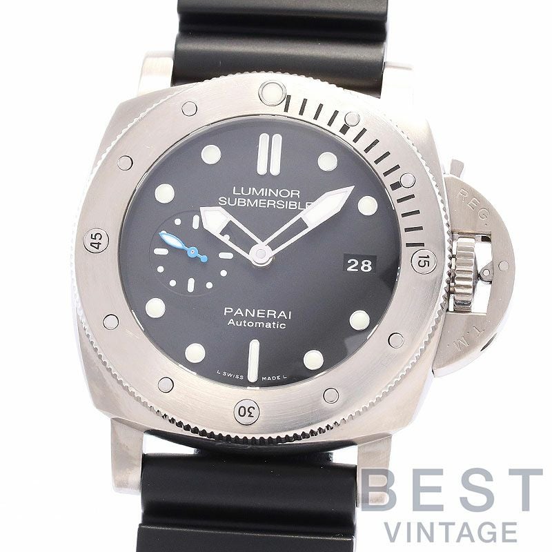 【中古】PANERAI LUMINOR SUBMERSIBLE 1950 3DAYS TITANIO オフィチーネ・パネライ ルミノール サブマーシブル 1950 3デイズ チタニオ PAM01305