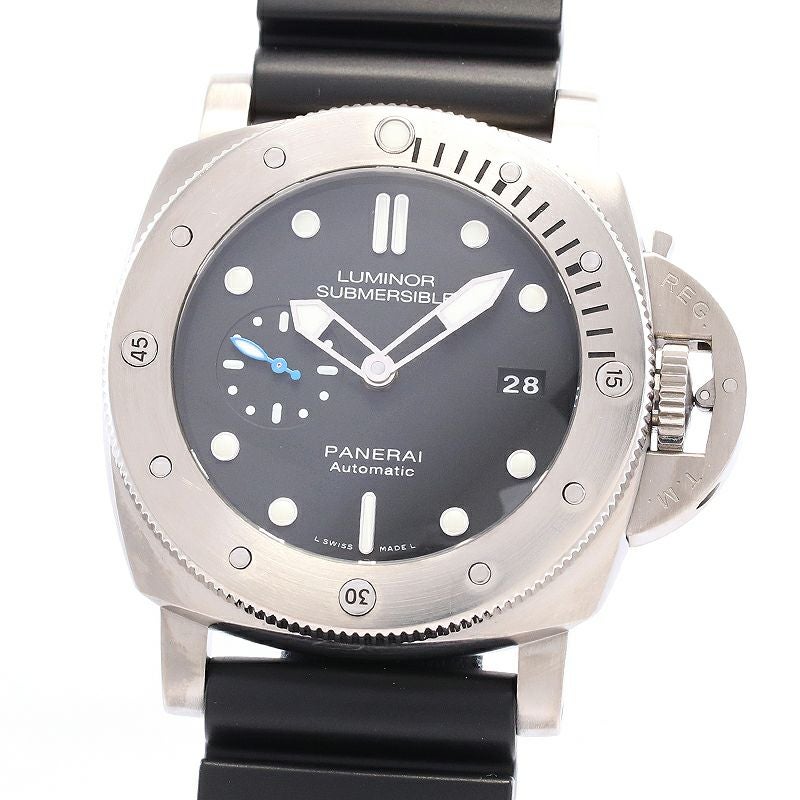 【中古】PANERAI LUMINOR SUBMERSIBLE 1950 3DAYS TITANIO オフィチーネ・パネライ ルミノール サブマーシブル 1950 3デイズ チタニオ PAM01305