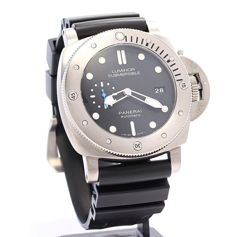 【中古】PANERAI LUMINOR SUBMERSIBLE 1950 3DAYS TITANIO オフィチーネ・パネライ ルミノール サブマーシブル 1950 3デイズ チタニオ PAM01305