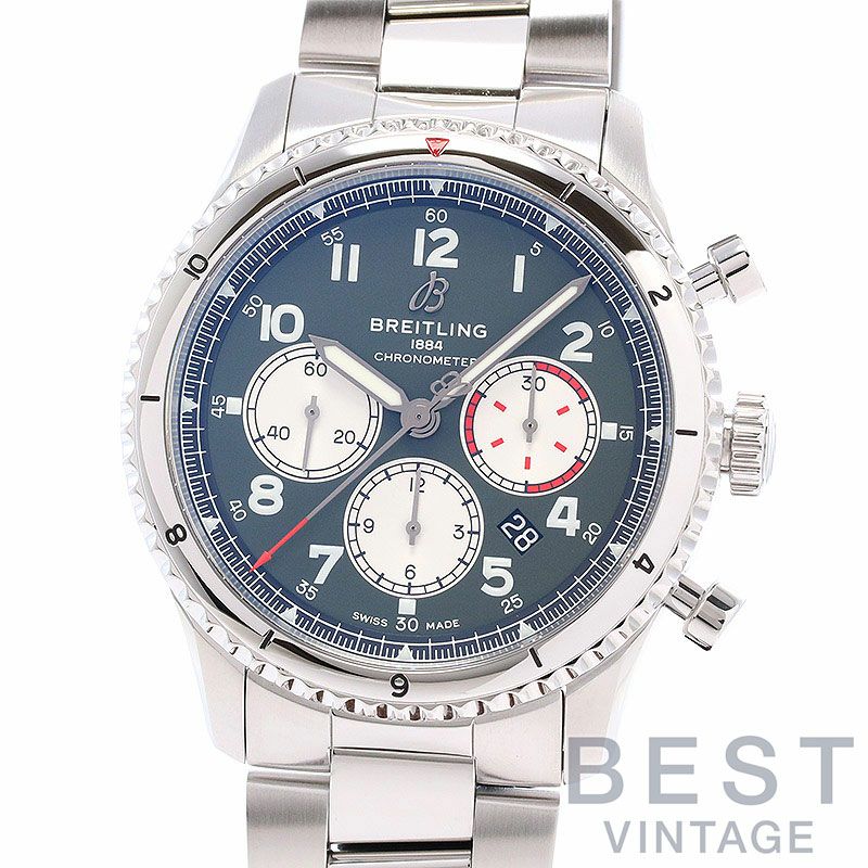 【中古】BREITLING AVIATOR 8 B01 CHRONOGRAPH 43 CURTISS WARHAWK ブライトリング アビエーター8 B01 クロノグラフ43 カーチス ウォーホーク AB01192A1L1A1