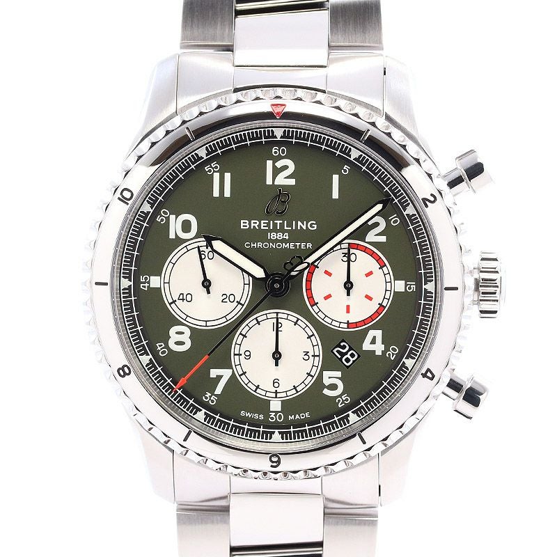 【中古】BREITLING AVIATOR 8 B01 CHRONOGRAPH 43 CURTISS WARHAWK ブライトリング アビエーター8 B01 クロノグラフ43 カーチス ウォーホーク AB01192A1L1A1