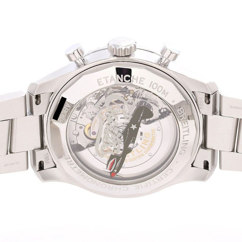 【中古】BREITLING AVIATOR 8 B01 CHRONOGRAPH 43 CURTISS WARHAWK ブライトリング アビエーター8 B01 クロノグラフ43 カーチス ウォーホーク AB01192A1L1A1