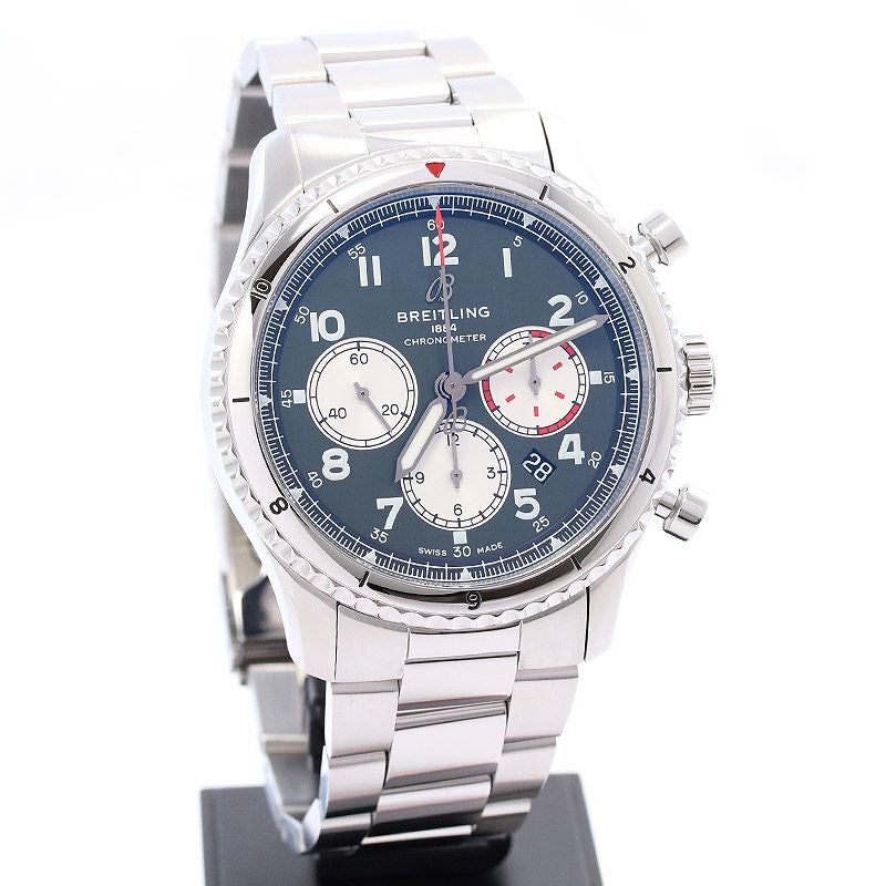 【中古】BREITLING AVIATOR 8 B01 CHRONOGRAPH 43 CURTISS WARHAWK ブライトリング アビエーター8 B01 クロノグラフ43 カーチス ウォーホーク AB01192A1L1A1
