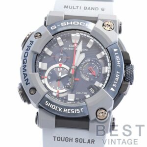 【中古】CASIO G-SHOCK MASTER OF G ”SEA” FROGMAN ROYAL NAVY カシオ G-ショック マスター・オブ・G "SEA" フロッグマン ロイヤルネイビー コラボレーションモデル GWF-A1000RN-8AJR